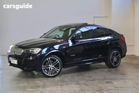 Blue 2016 BMW X4 Coupe Xdrive 35D