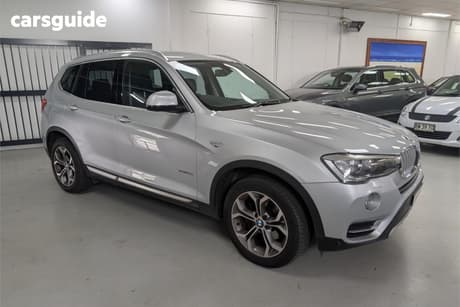 Silver 2015 BMW X3 Wagon Xdrive 20D