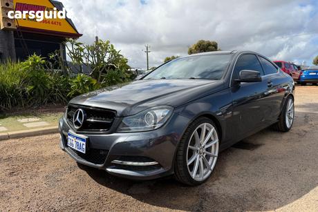 Grey 2012 Mercedes-Benz 250 Coupe BE W204 MY12