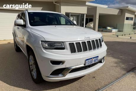 White 2015 Jeep Grand Cherokee Wagon Summit (4X4)