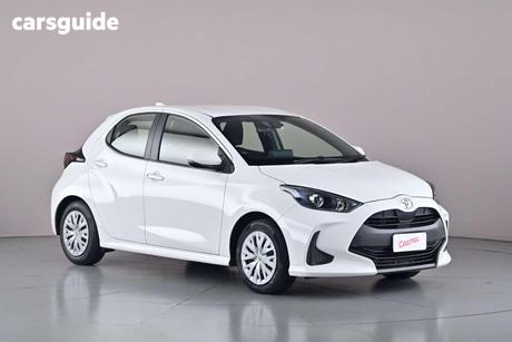 White 2020 Toyota Yaris Hatchback Ascent Sport