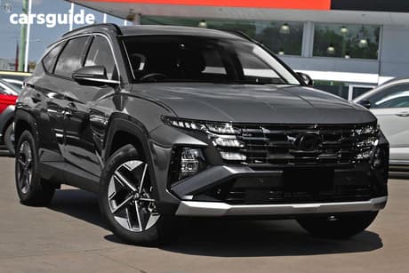 Grey 2026 Hyundai Tucson Wagon Elite Hybrid (Fwd)