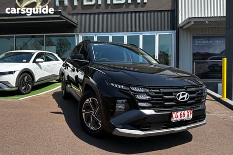 Black 2026 Hyundai Tucson Wagon Hybrid (Fwd)