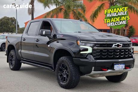 Black 2025 Chevrolet Silverado Crew Cab Pickup 1500 Zr2