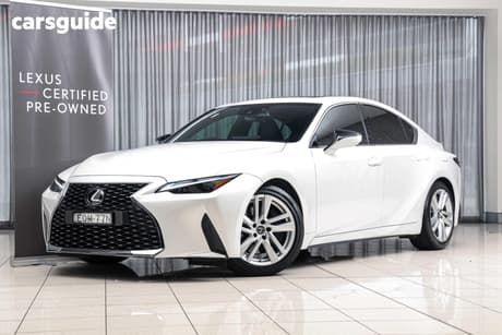 White 2021 Lexus IS300 Sedan Luxury