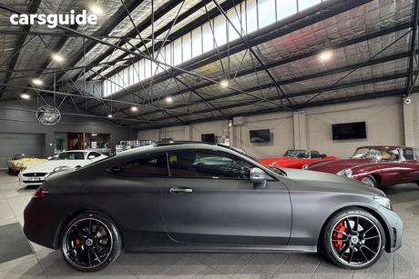 Grey 2023 Mercedes-Benz C300 Coupe