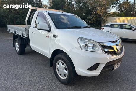 White 2016 Foton Tunland Single Cab Chassis (4X4)