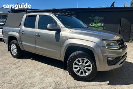 Grey 2017 Volkswagen Amarok Dual Cab Utility Tdi420 Core Plus (4X4)