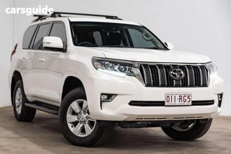 White 2021 Toyota Landcruiser Prado Wagon Gxl
