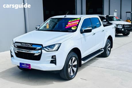 White 2022 Isuzu D-MAX Crew Cab Utility Ls-U (4X4)