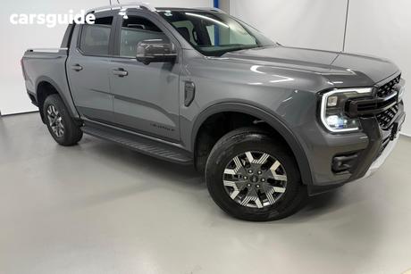 Grey 2025 Ford Ranger Double Cab Pick Up Phev Wildtrak (4X4)