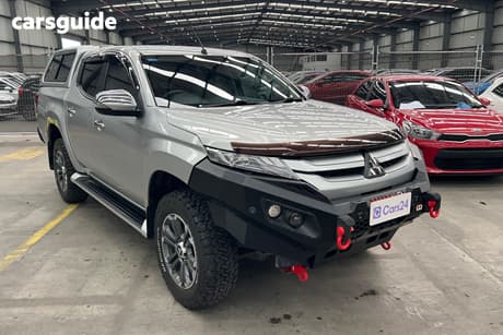 Silver 2020 Mitsubishi Triton Double Cab Pick Up Gls (4X4)