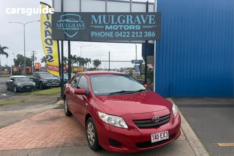 Red 2008 Toyota Corolla Sedan Ascent