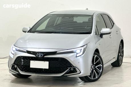 Silver 2025 Toyota Corolla Hatchback Zr Hybrid