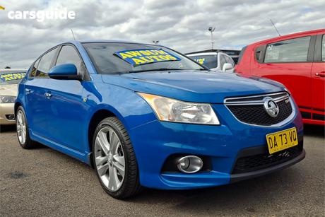 Blue 2013 Holden Cruze Hatchback Sri V