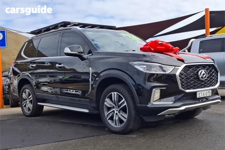 Black 2020 LDV D90 Wagon Executive (4Wd) D20