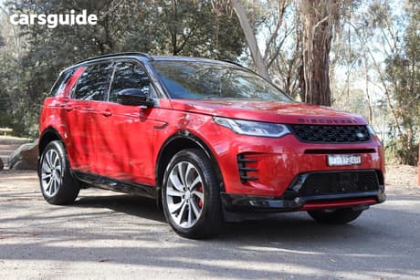 Red 2023 Land Rover Discovery Sport Wagon P300E Dynamic Se Phev (227Kw)