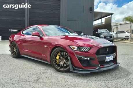 Red 2016 Ford Mustang Coupe Fastback Gt 5.0 V8