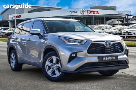 Silver 2021 Toyota Kluger Wagon Gx Hybrid Awd