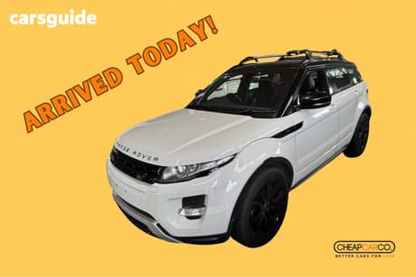 White 2013 Land Rover Range Rover Evoque Wagon Td4 Dynamic