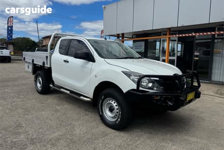 White 2018 Mazda BT-50 Freestyle Cab Chassis Xt (4X4)