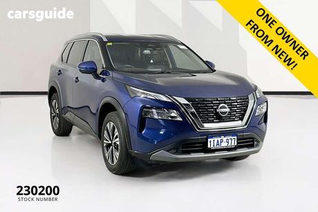 Blue 2023 Nissan X-Trail Wagon St-L (2Wd)