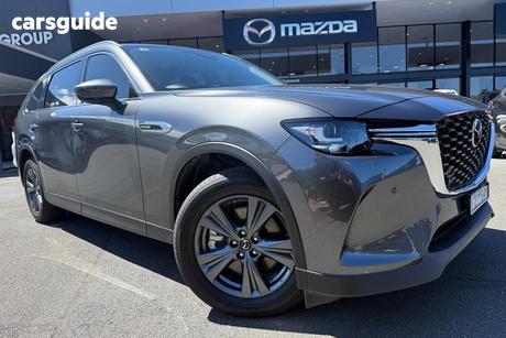 Grey 2026 Mazda CX-80 Wagon G40E Pure