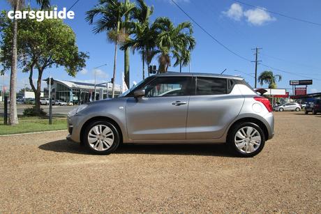 Silver 2017 Suzuki Swift Hatchback Gl Navigator