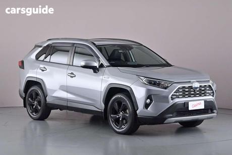 Silver 2019 Toyota RAV4 Wagon Cruiser Awd Hybrid