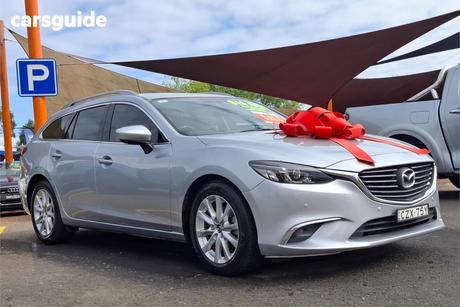 Grey 2015 Mazda 6 Wagon Touring