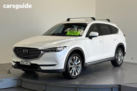 White 2018 Mazda CX-8 Wagon Asaki (Awd)