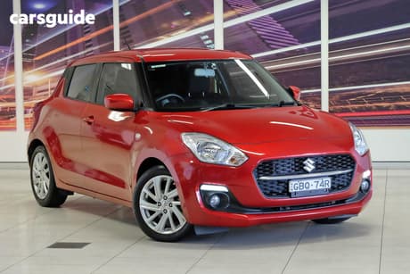 Red 2021 Suzuki Swift Hatchback Gl Navi