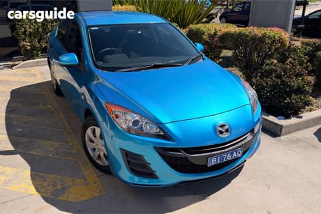 Blue 2010 Mazda 3 Sedan Neo