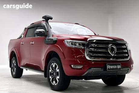 Red 2022 GWM UTE Dual Cab Utility Cannon (4X2)