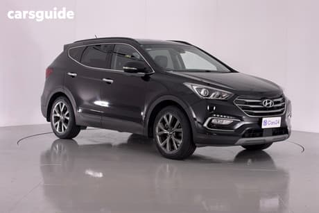 Black 2018 Hyundai Santa FE Wagon Active X