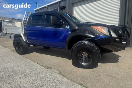 Blue 2013 Mazda BT-50 Dual Cab Utility Xtr (4X4)
