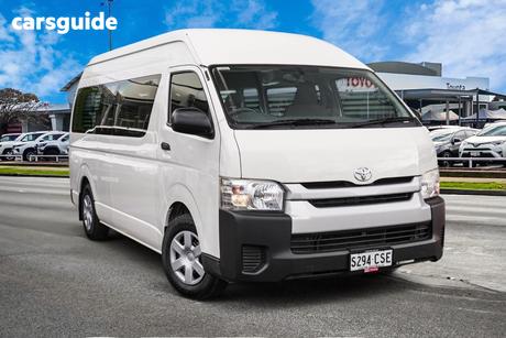 White 2017 Toyota HiAce Bus Commuter