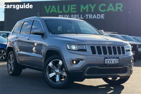 Silver 2015 Jeep Grand Cherokee Wagon Limited (4X4)