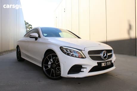 White 2019 Mercedes-Benz C200 Coupe