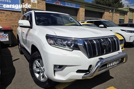 White 2017 Toyota Landcruiser Prado Wagon Gxl (4X4)