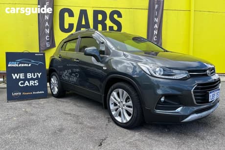 Grey 2017 Holden Trax Wagon Lt