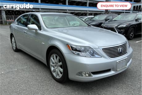 Silver 2007 Lexus LS Sedan LS600HL