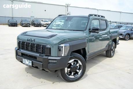Green 2025 Kia Tasman Double Cab Pick Up X-Line (4X4) (0.9T) Bdy Fender