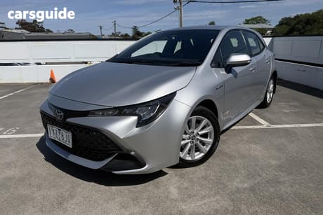 Silver 2023 Toyota Corolla Hatchback Ascent Sport Hybrid
