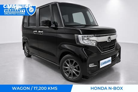 Black 2020 Honda N-Box SUV G L HONDA SENSING