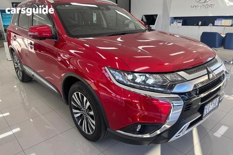 Red 2021 Mitsubishi Outlander Wagon Exceed 7 Seat (Awd)