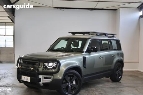 Green 2021 Land Rover Defender SUV 110 D300 SE