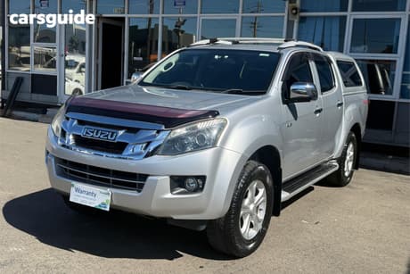 Silver 2016 Isuzu D-MAX Crew Cab Utility Ls-Terrain Hi-Ride (4X4)