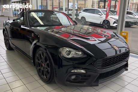 Black 2016 Abarth 124 Roadster Spider