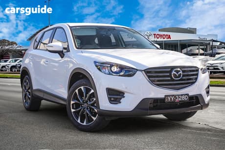 White 2015 Mazda CX-5 Wagon Gt (4X4)